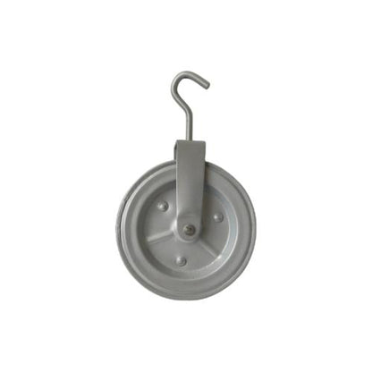 6 IN / COBZ Katrol Kerekan Timba Air Sumur Bangunan Besi Abu-Abu