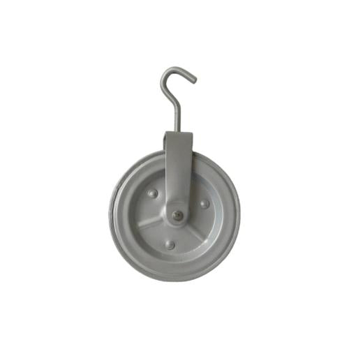 6 IN / COBZ Katrol Kerekan Timba Air Sumur Bangunan Besi Abu-Abu