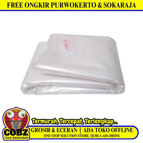 90 CM x 2500 CM / KIJANG Plastik Cor Transparan