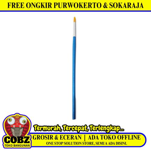 8 MM / SHINING A10 Kuas Lukis Tembok Kayu Besi Air Acrylic Paint Brush