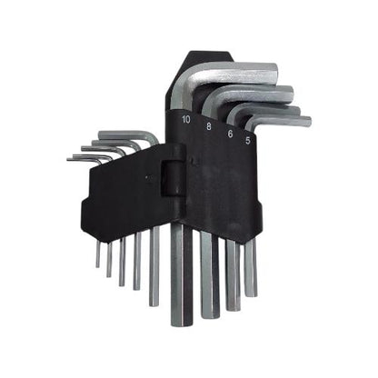 1.5 MM - 10 MM / MOLLAR  650113 Kunci L Hexagon Ujung Lawan Wrench Screw 9 Pcs Set