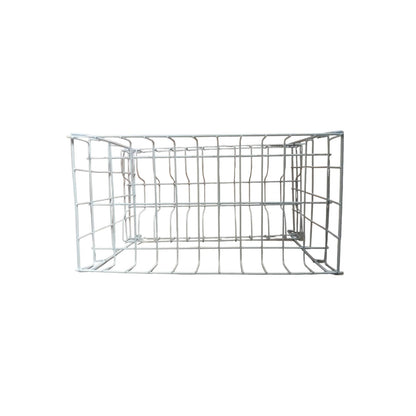 2 SUSUN / COBZ RPK02 Rak Dapur Tempat Piring Gelas Stainless Putih Set