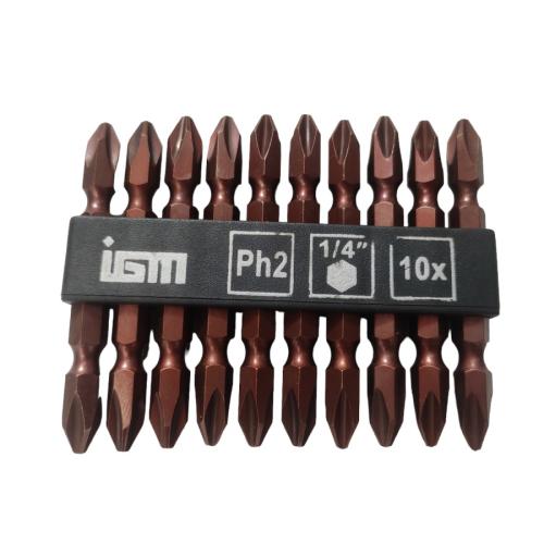 PH 2 x 65 MM / IGM Mata Obeng Angin Screwdriver Plus Plus Magnet Set