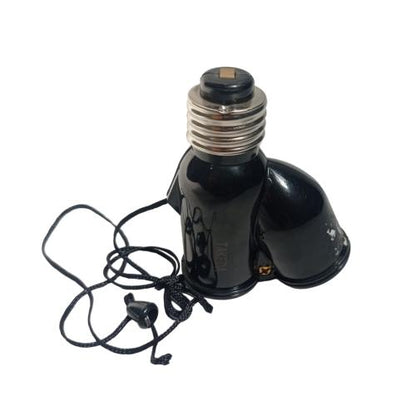 TAKEDA Fitting Lampu Kombinasi Socket Stop Kontak Hitam
