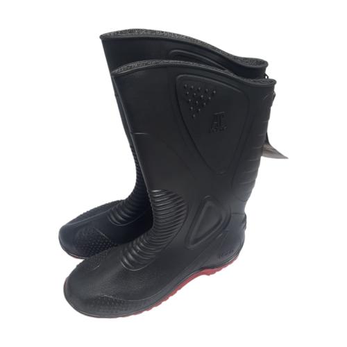 NO 43 / AP Moto Sepatu Boot Kebun Pabrik Proyek Safety Karet Hitam Set