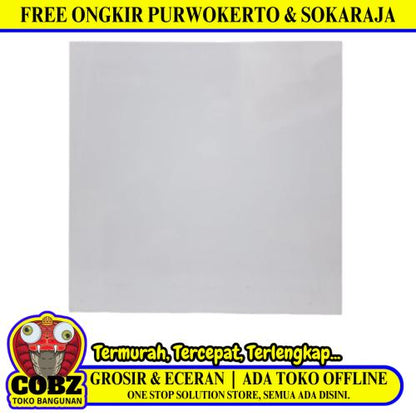 50 CM x 50 CM / KOBIN ULTRA Keramik Lantai Rumah Glossy White Dus