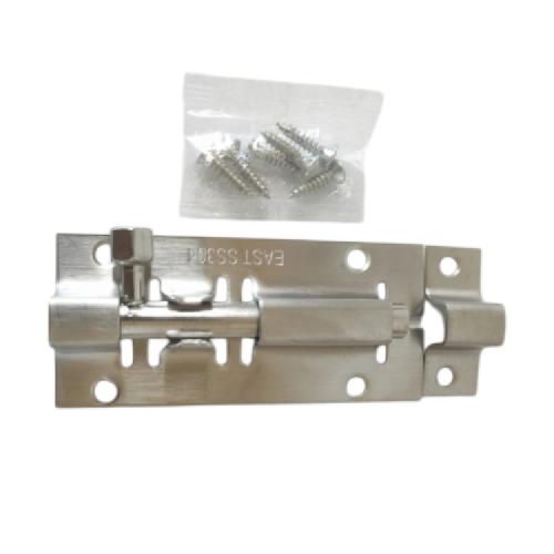 3  IN / EAST SS304 Grendel Kunci Slot Pintu Jendela Stainless