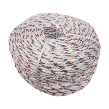 4 MM / TM Tali Tambang Ikat Nylon Plastik PVC Putih KG