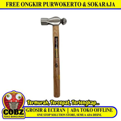 3/4 LB / BLITZ Palu Martil Konde Ballpoint Hammer Gagang Kayu
