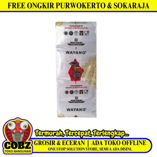 0.3 MM x 10 CM / TM Plastik PP Kacang Transparan Roll