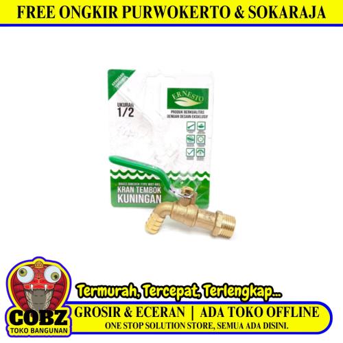 1/2 IN / ERNESTO Kran Air Tembok Taman Bola Ball Valve Stainless
