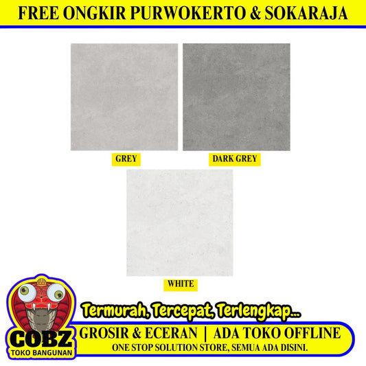 50CMx50CM / PLATINUM LUNA Keramik Lantai Teras Garasi Matte Dus