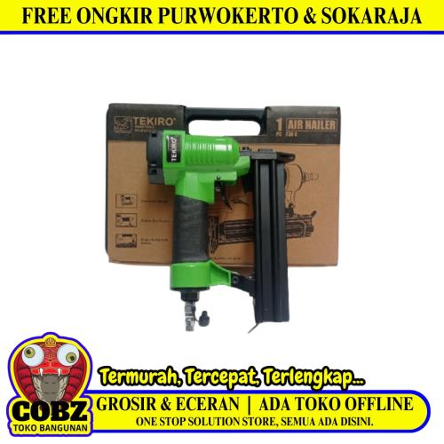 TEKIRO Alat Mesin Paku Stapler Tembak Air Nailer Set