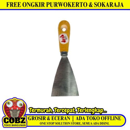 2 1/2 IN / GOOD Sekrap Kape Scrapper Cat Perata Acian Gagang Bahan