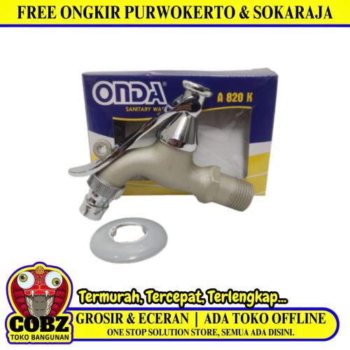 1/2 IN / ONDA A 820 K Kran Air Taman Kebun Kunci Mesin Cuci Stainless