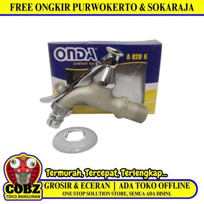 1/2 IN / ONDA A 820 K Kran Air Taman Kebun Kunci Mesin Cuci Stainless