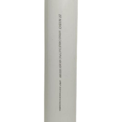16 MM x 65 MM x 1000 MM / NISO Kabel Dak Ducting Trunking Protector Putih Batang