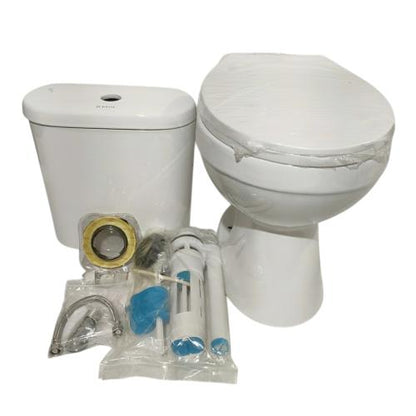 65 CM x 37 CM x 70 CM /  ICEPOL Monoblok Kloset Duduk Tangki Putih Set