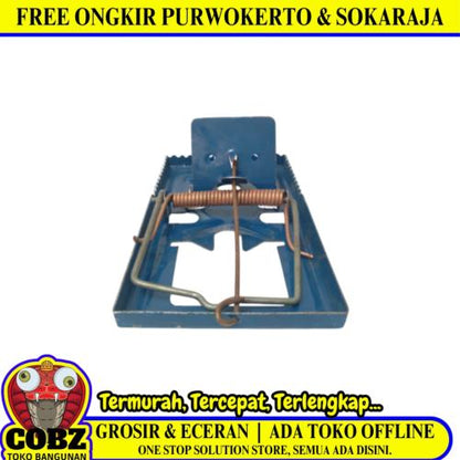 TM Jepretan Jepit Jebakan Senteg Jerat Perangkap Tikus Besi