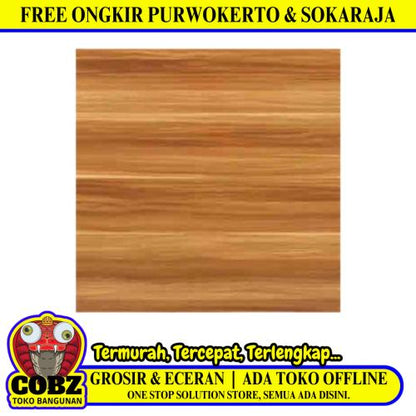 60 CM x 60 CM / SERENITY OAKWOOD Granit Lantai Rumah Glossy Dus