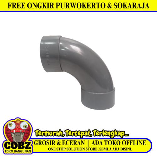 4 IN / RUCIKA D-LL Elbow Knee Keni Large Radius Fitting Pipa PVC