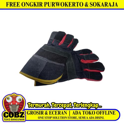 COBZ Sarung Tangan Kulit Las Panas Welding Safety Gloves Sepasang