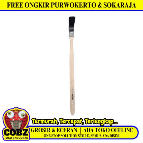 1 IN / ACE OLDFIELDS Kuas Cat Bengkok Angle Radiator Brush Gagang Panjang