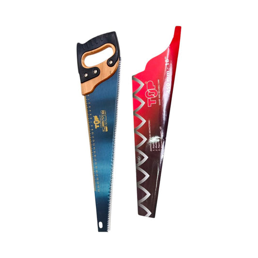 18 IN / TOP Gergaji Kayu Pohon Tangan Hand Saw Gagang Kayu