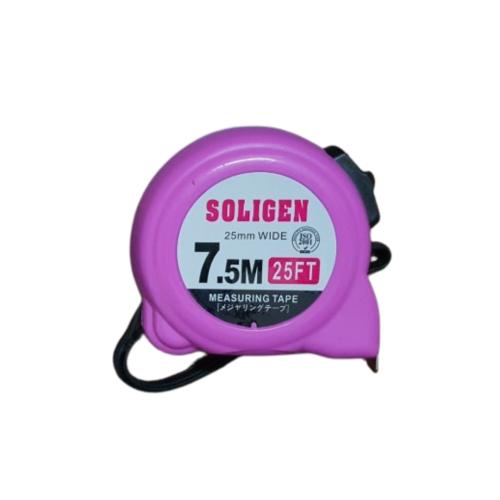 7.5 M / SOLIGEN Meteran Alat Ukur Tukang Bangunan Measuring Tape