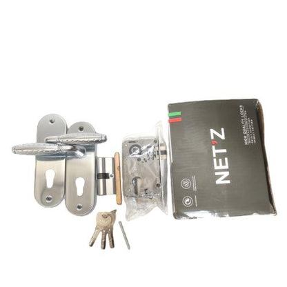 NETZ 3011-2 SN / CP Handle Door Lock Tarikan Handle Kunci Pintu Kecil Set