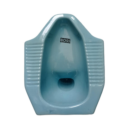 50 CM x 39 CM x 25 CM / BOSS Kloset Jongkok Toilet Biru Muda Keramik