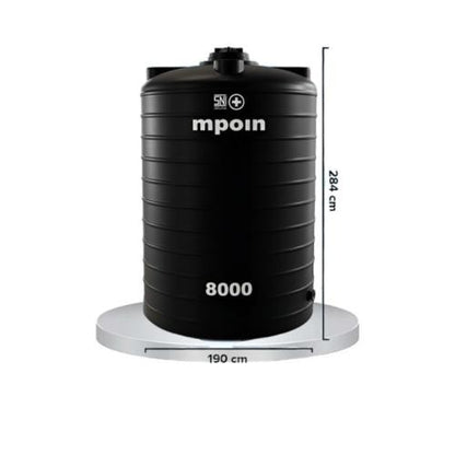 7380 L / M POIN + WAVE G 8000 Water Torrent Tangki Tandon Air PVC Sand Granite + Acc Set