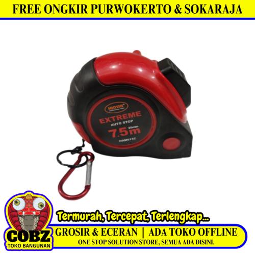 7.5 M / EXTREME Meteran Alat Ukur Tukang Bangunan Measuring Tape