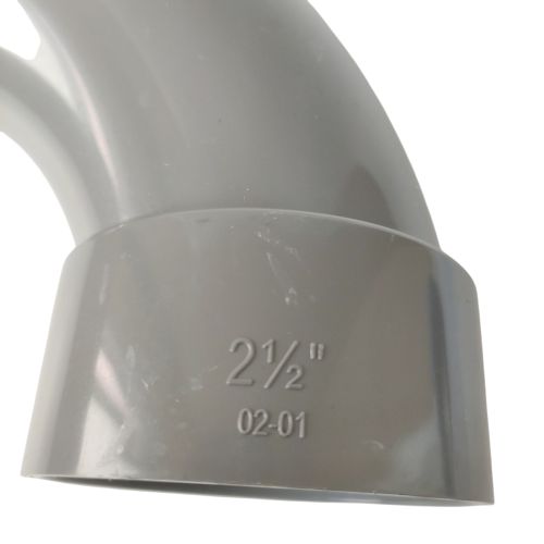 2 1/2 INCH / RUCIKA D-LL Elbow Knee Keni Large Radius Fitting Pipa PVC
