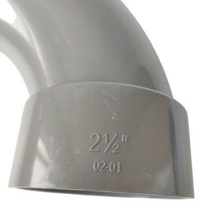2 1/2 INCH / RUCIKA D-LL Elbow Knee Keni Large Radius Fitting Pipa PVC