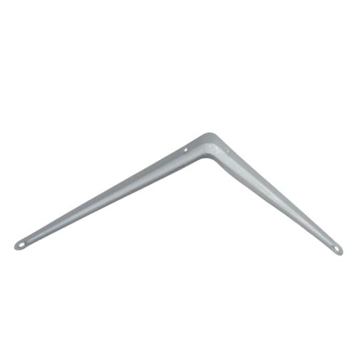 6 IN x 8 IN / TM Siku Rak L Shelf Brackets Penyangga Putih Tipis
