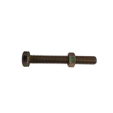 M 8 x 60 MM / TM Baut Mur Hexagon Bolt Nut Flat Head Kuning Biji