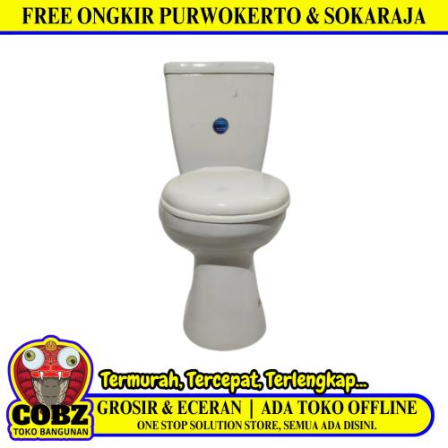 65 CM x 37 CM x 70 CM / DATA Monoblok Kloset Duduk Tangki  Putih Set