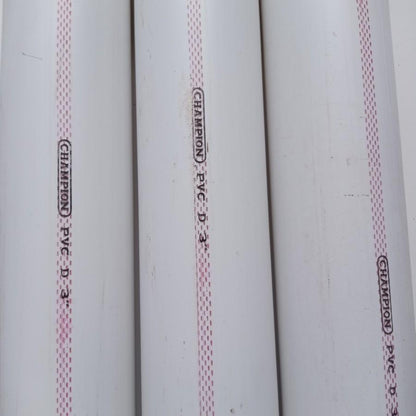 3 IN x 400 CM / CHAMPION D Lis Merah Pipa Pralon Paralon PVC Putih Batang
