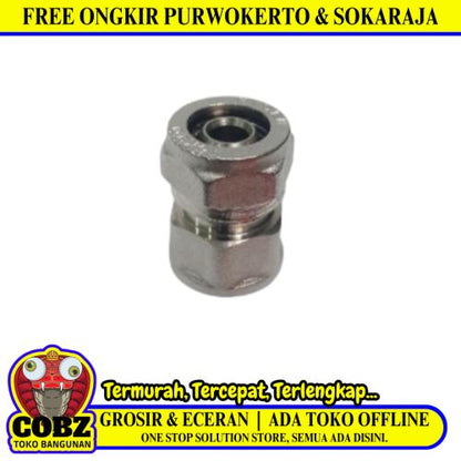 S 16 x 1/2 IN / WESTPEX  Sok Selang Pex Drat Dalam Ke Pipa Stainless