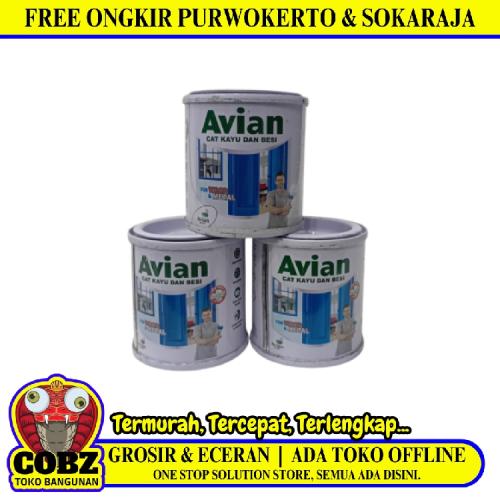 50 CC / AVIAN GLOSSY Cat Kayu Besi Wood Metal Paint Kaleng