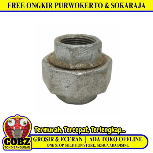 3/4 IN / G Water Mur Moor Drat Dalam Female Union Thread Besi