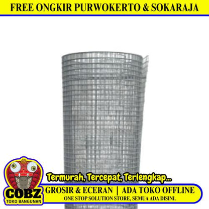 1/2 INx1/2 INx100 CM / TM Kawat Ram Loket Ayakan Pasir Galvanis Meter