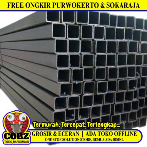 1.5 MM x 5 CM x 5 CM x 6 M / TM Stal Holo Pipa Kotak Besi Batang