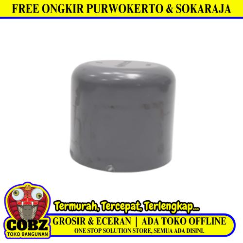 3 IN / RUCIKA D Dop Cap Tutup Sambungan Fitting Pipa PVC