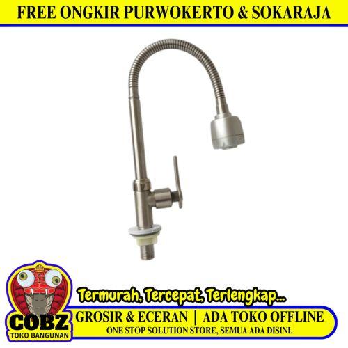 1/2 INCH / COBZ Kran Angsa Fleksibel Sink BCP Wastafel Stainless