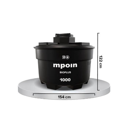 1000 L / M POIN + BIO PLUS B 1000 Septic Tank Sepiteng Tangki PVC Sand Granite Set