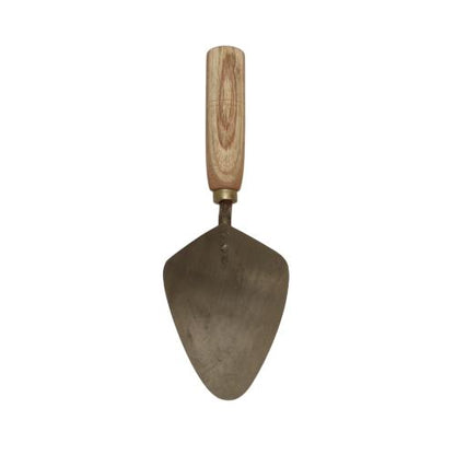 6 IN / GALUR ASLI Cetok Sendok Semen Acian Trowel Oval Gagang Kayu
