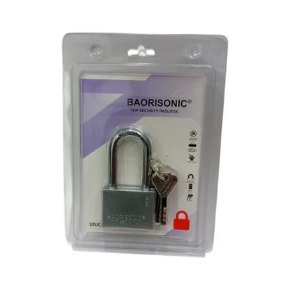 50 MM / BAORISONIC Gembok Pintu Pagar Padlock Anti Maling Leher Panjang