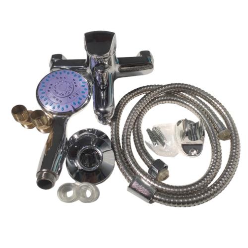 1/2 IN/SANITARYWARE Kran Shower Panas Dingin  Stainless+Selang+Shower